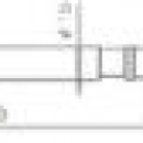 CHINO廣州代理 CHINO 數字便攜式溫度計傳感器部分YC510 - 06 K.　