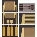 kenis  68379185 梳妝型電極（金蒸穿玻璃）