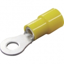 NICHIFU 日富 TEX-5.5-14-YEL-日本環保型帶絕緣涂層的圓形端子R型（25個裝）