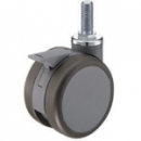 HAMMER CASTER 錘牌 鏈輪 輪腳輪-706 AFA1125-鏈條插入SP雙輪U車M12灰色