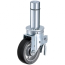 HAMMER CASTER 錘牌 鏈球腳輪 5505SKWRB 125-鏈球腳手架用差込廣橡膠B車