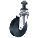 HAMMER CASTER 錘牌 940 BEA-FR100-S3-28-鏈球不銹鋼緩沖墊E螺紋M12橡膠100mm線徑2.8