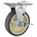 HAMMER CASTER 錘牌 415 ER-UB 100-BAR01-鏈輪E系列帶固定制動(dòng)器聚氨酯B車(chē)100mm