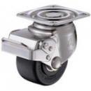 HAMMER CASTER 錘牌 腳輪 5545S0S-NRB 65-鏈球全不銹鋼低地板式負荷自由SP付尼龍B入65mm