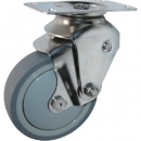 HAMMER CASTER 錘牌 9940E-UZ125S20-鏈球不銹鋼靠墊E螺紋M12導電氨基125mm線徑2.8