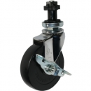 HAMMER CASTER 錘牌 腳輪44152EN-DCB125-鏈輪管路插入SP付橡膠車(chē)