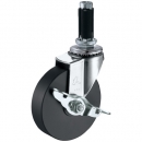 HAMMER CASTER 錘牌 腳輪44155 EUMC125-鏈輪管子插入SP付MC尼龍車(chē)