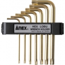 ANEX 安力士 639-L型頭巾帶孔7本組