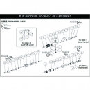 藤野優勢供應日本不二空機 FUJI  554508 IH-8B黃瓜軟管ASSY（FG-26HX-1FG-26HX-2用）