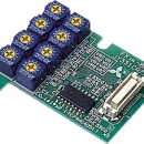 日本三菱 mitsubishi   模塊FX1N-8AV-BD模擬電位器擴(kuò)展板