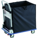 日本中山 TRUSCO   101NS-CHBA   　プレス製臺(tái)車　ドンキーカート　折りたたみ式　ＣＨＢＡハンドトラックボックス付　ストッパー付　７４０×４８０