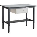 日本中山 TRUSCO   AWMP-1275F1   　ＡＷＭＰ型高さ調(diào)節(jié)作業(yè)臺(tái)　１２００Ｘ７５０ＸＨ７００－９１０　１段引出付