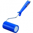 日本中山 TRUSCO CNR4H-B  潔凈室用粘著輥4英寸用手柄粘著輥藍1卷2重袋裝