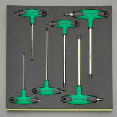 喜一 ESCO EA612TB-6 ６本組Ｔ型六角棒レンチセット 廣州藤野代理