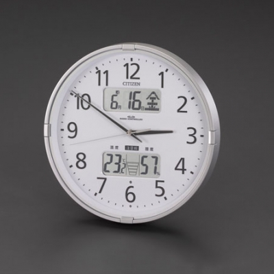 喜一 ESCO EA798CB-91 環(huán)境目安表示付[電波]掛時計 廣州藤野代理