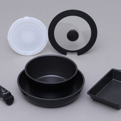 喜一 ESCO EA913VR-12 [6點(diǎn)組]鍋?フライパンセット(IH対応) 廣州藤野代理