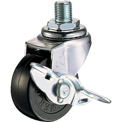 HAMMER CASTER 錘牌 鐵錘A型螺絲式自由SP付橡膠車(chē)50mm UNF1-2