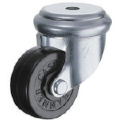 HAMMER CASTER 錘牌 腳輪 40YR50-鏈輪螺栓插入孔式自由橡膠車