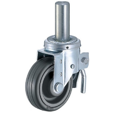 HAMMER CASTER 錘牌 腳輪 615 SKCHR150-鏈球插入BOSS總鎖緊橡膠車(chē)