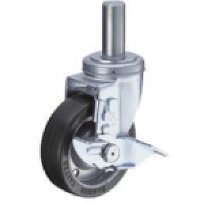HAMMER CASTER 錘牌 腳輪413 SKWR100-鏈球插入SP付寬幅橡膠車