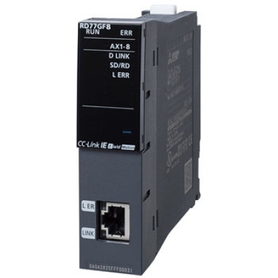 日本三菱 mitsubishi  RD77GF8  PLC iQ-R系列CC-Link IE現場網絡支持簡單的運動單元RD77GF8